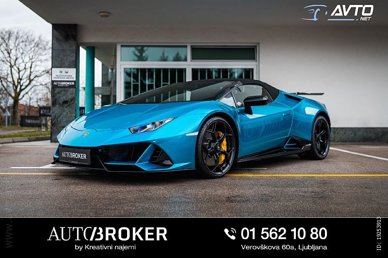 Lamborghini&nbsp;Huracan&nbsp;<small><strong>EVO AWD Spyder Azzuro Secondo</strong></small>