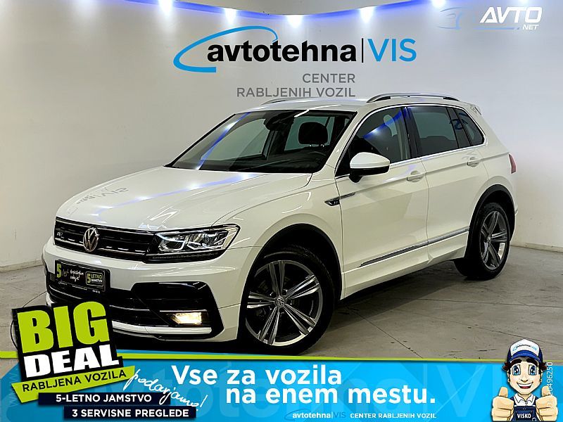 Volkswagen Tiguan <small><strong>2.0 TDI DSG R-Line + 5 LET JAMSTVA</strong></small>