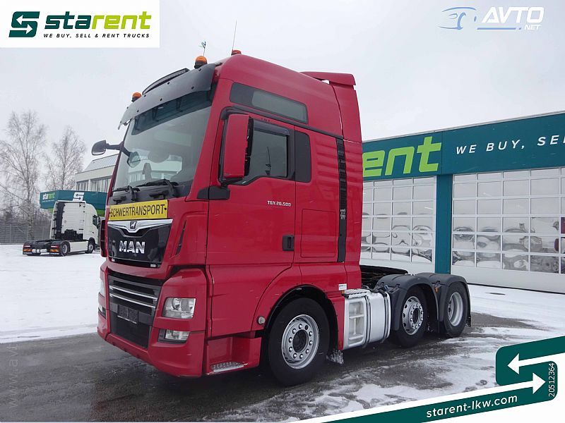 MAN TGX 26.500. 6x2 Liftachse. Retarder. Navi. ACC <small><strong></strong></small>