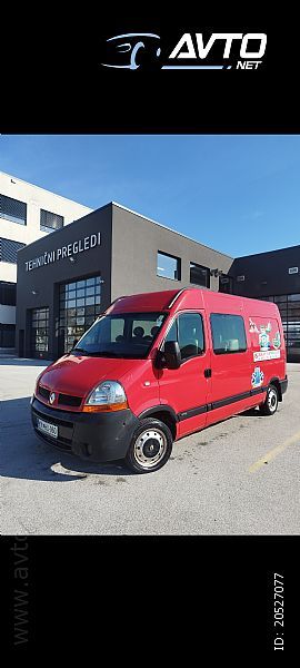 Renault Master <small><strong>2.5 dci 5+1 plus tovor</strong></small>