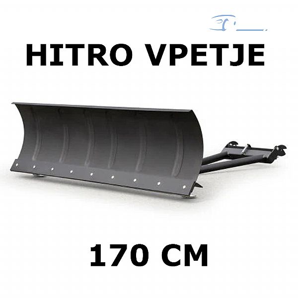 KOMUNALNA MEHANIZACIJA&nbsp;SNE�NI PLUG SHARK 170 CM-UNIVERZALNI-HITRO VPETJE &nbsp;<small><strong></strong></small>
