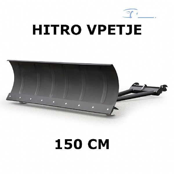 KOMUNALNA MEHANIZACIJA&nbsp;SNE�NI PLUG SHARK 150 CM-UNIVERZALNI-HITRO VPETJE&nbsp;<small><strong></strong></small>