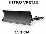 KOMUNALNA MEHANIZACIJA SNE�NI PLUG SHARK 150 CM-UNIVERZALNI-HITRO VPETJE