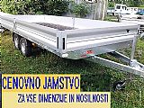 TOVORNA PRIKOLICA ZALOGA 2700 kg skupne. homolog 1500-2700 kg.  