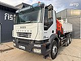 Iveco TRAKKER AD260T44 6x4 Meiller kiper + hiab PK23500