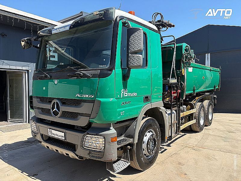 Mercedes-Benz&nbsp;ACTROS 3341 6X4 KIPER BORDMATIC � DVIGALO HMF 1730&nbsp;<small><strong></strong></small>