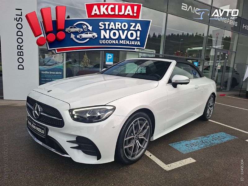 Mercedes-Benz&nbsp;E-Razred&nbsp;<small><strong>E200 CABRIO AMG LINE - AVTOMATIK - BURMESTER HI-FI</strong></small>
