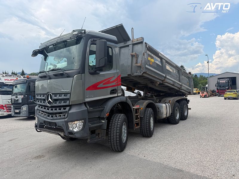 Mercedes-Benz&nbsp;AROCS 4145 EURO6 KLIMA 8X4 MEILLER BORDMATIC&nbsp;<small><strong></strong></small>