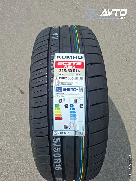 Kumho&nbsp;Ecsta HS52 95V&nbsp;<small>215&nbsp;/&nbsp;60 &nbsp;R&nbsp;16</small>