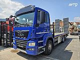 MAN TGS 26.420 transporter 6.8m + hydr. ramps