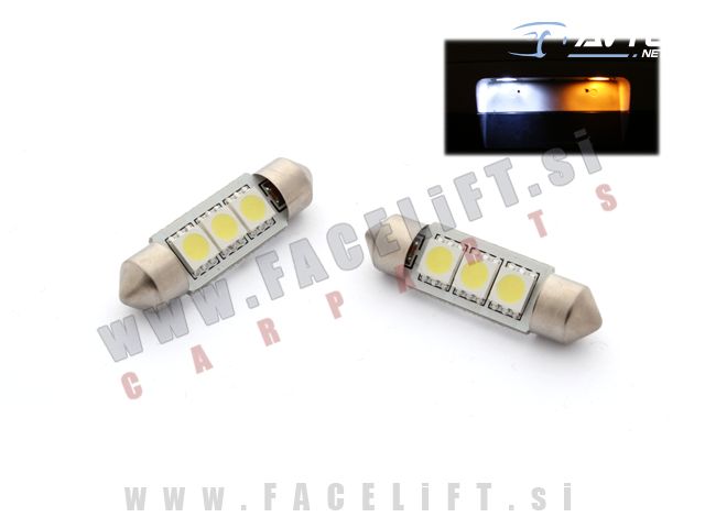 Audi A4 B8 07-15 LED osvetlitev registrske tablice